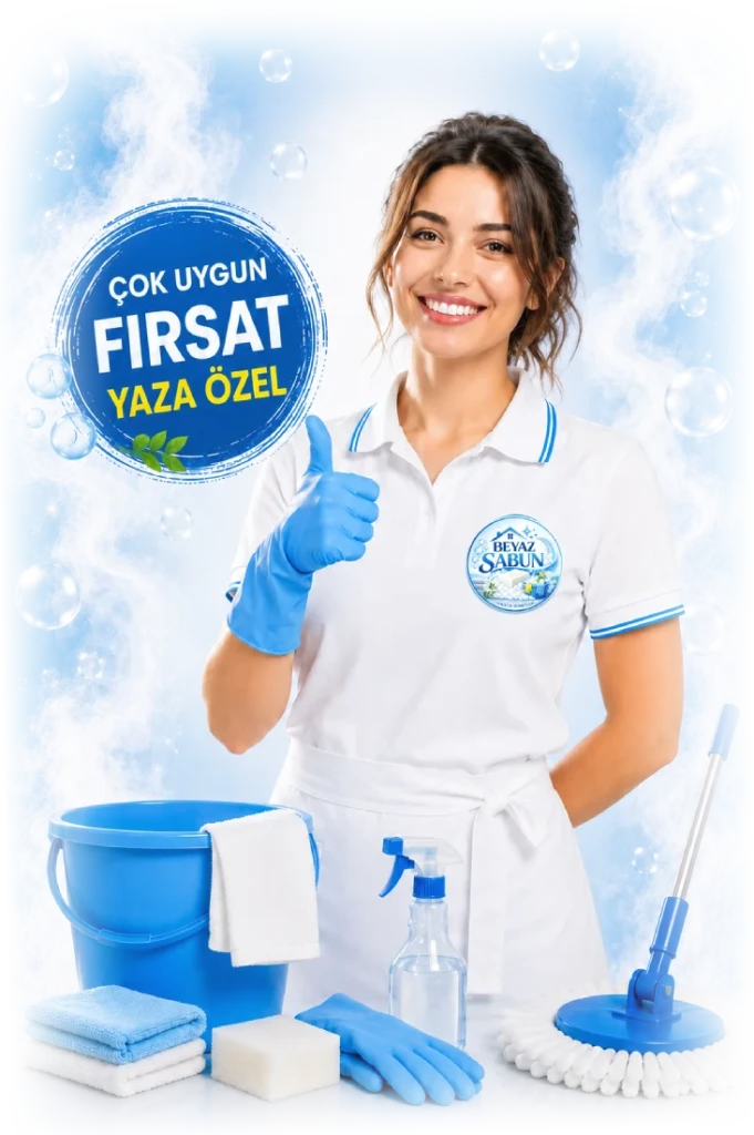 Muğla ev temizliği başlangıç fiyatları ve Beyaz Sabun kampanyalı temizlik hizmeti.